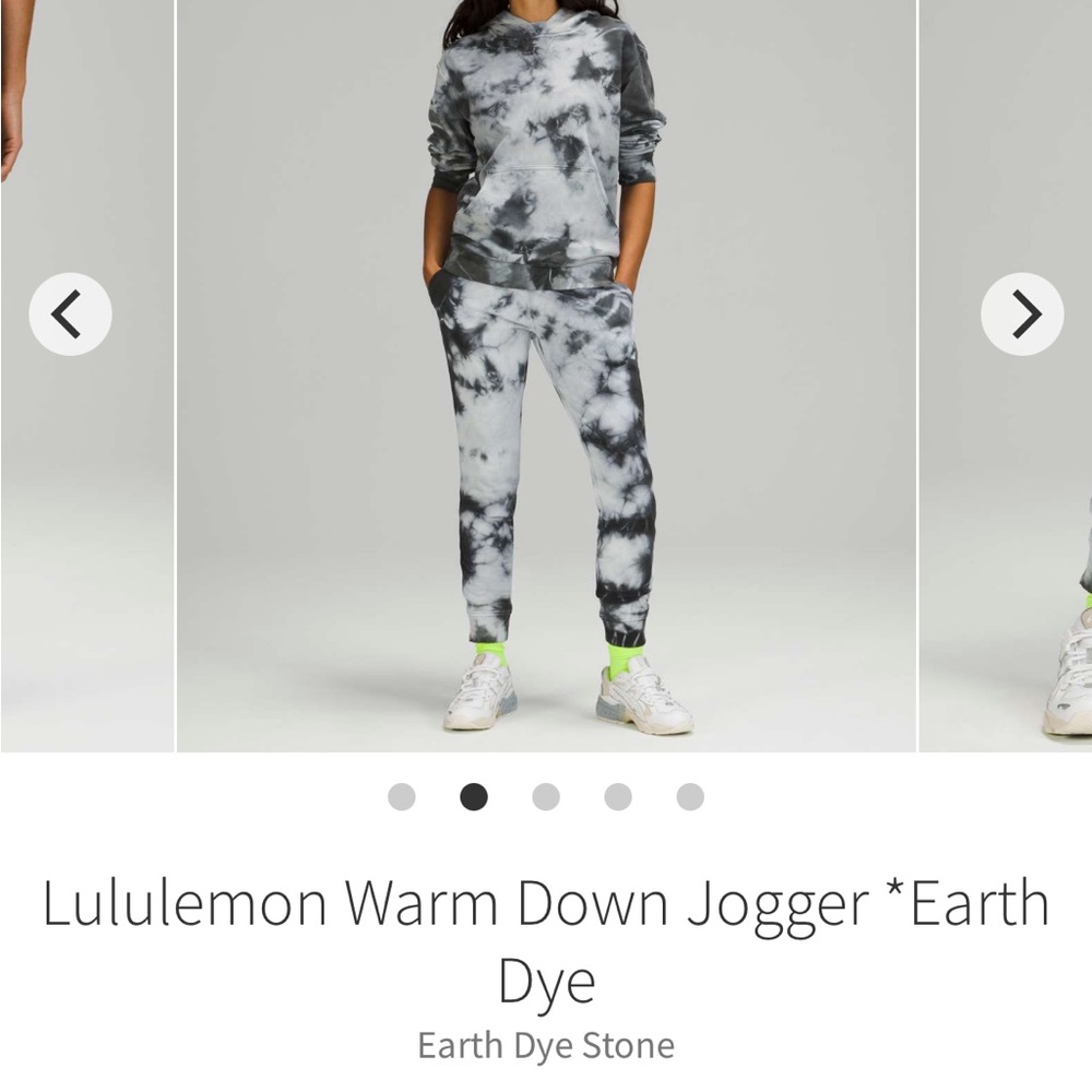 Lululemon Warm Down Jogger Earth Dye